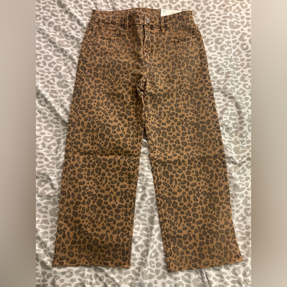 American Eagle Jeans - Leopard Print Stovepipe
